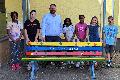 Freundschaftsbank an der Bodelschwingh-Grundschule Mlhofen als Zeichen der Gemeinschaft