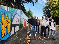 Von Grau zu Bunt: Freudenbergs Mauer wird zur Leinwand fr Jugendliche