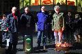 Neujahrsfeuer statt Neujahrsempfang am Altenheim im Buchfinkenland