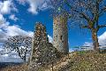 Burgruine Hartenfels, auch als “Schmanddippe“ bekannt: Eine der markantesten Burgen im Westerwald