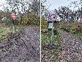 Parkplatz zur Grillhtte in Caan gesperrt