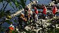 Feuerwehr rettet Kind am Siegwasserfall in Schladern 