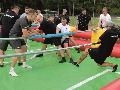 Menschenkicker: Sportliche Gaudi in Kirchen 
