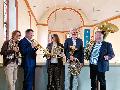 Das W�ller Soloquintett "Frechblech" erfreute zahlreiche Besucher