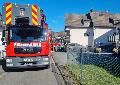 Zimmerbrand in Melsbach: Großer Aufwand für die Feuerwehr