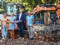 Startschuss f�r die Neugestaltung des Schulhofs der Neuerburg-Grundschule in Niederbreitbach