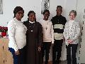 Drei junge Frauen aus Benin treten in die Kandidatur bei den Waldbreitbacher Franziskanerinnen ein