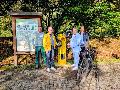 Neue Radservice-Station am Wiedradweg bei Robach erffnet
