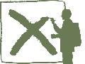 Helfende Hnde zum Markieren der Wanderwege gesucht