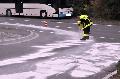Ölspur führte freiwillige Feuerwehr Oberlahr zu ungewöhnlichem Einsatzort