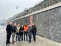 Fertigstellung der St�tzmauer an der Kreisstra�e 11 sichert Verkehr zwischen Linz und Ockenfels