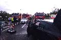 Unfall beim Abbiegen fordert vier Verletzte