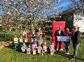 Nistk�sten f�r den Naturschutz: Sparkasse Westerwald Sieg f�rdert Kinderg�rten