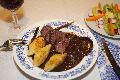 Westerwlder Rezepte - Rehrcken mit Chili-Schoko-Soe und Schupfnudeln