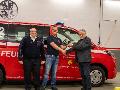 Neues Mannschaftstransportfahrzeug st�rkt die Feuerwehr Niederdreisbach