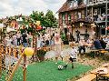 Sommerfest im Seniorendorf Stegelchen: Fu�ball-WM trifft auf geselliges Beisammensein