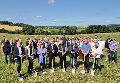 Neues Dorfgemeinschaftshaus in Eichelhardt: Spatenstich lutet Baubeginn ein