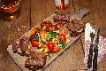 Westerwlder Rezepte - Steak auf gebackenem Brot an Salat