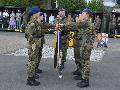 Feierliches Zeremoniell beim Gelbnis der Rekruten des Sanittsregiment 2 "Westerwald" in Bad Marienberg 
