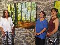 Theresia M�ller-Kunz holt die Natur in Enspel auf die Leinwand