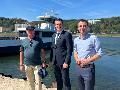 Niedrigwasser fordert Rheinf�hre heraus: Bad Honnef setzt sich f�r langfristige L�sung ein