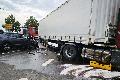 Verkehrsunfall auf der B 8 Hhe Birnbach sorgte fr erhebliche Verkehrsbehinderungen