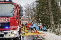 Verkehrsunfall auf der Landesstra�e (L 276) H�he Heuberg: Fahrerin wurde schwerverletzt