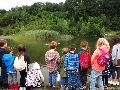 16 Kids nahmen die Bienen im Stöffel-Park unter die Lupe  