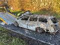 Pkw-Brand auf der A3 bei Sessenhausen sorgt f�r Sperrung