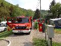 Brand auf dem Campingplatz im Wiedbachtal: Gartenhaus steht in Flammen