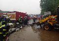 Unwetter ber dem Wiedbachtal: Feuerwehr Rengsdorf-Waldbreitbach war im Dauereinsatz