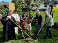 Sonniger Start fr den Dorfgarten fr alle Sinne in Nauort