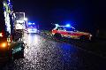 Schwerverletzte Person bei Verkehrsunfall auf der L 313 zwischen Wirges und Ritzmhle
