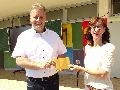 Anja Pfeil-Stickel als neue Schulleiterin der "Schellenberg-Schule" willkommen geheißen