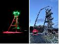 Barbaraturm: Der höchste Adventskranz im Westerwald leuchtet wieder
