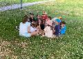 Gemtliches Vorlesepicknick der Bcherei Holler begeistert Kinder