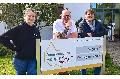 Sportliche Spendenfreude: 2.170 Euro fr das Hospiz Kloster Bruche