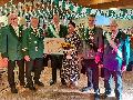 Hohe Ehrung f�r J�rg Gries: Schulterband zum St.-Sebastianus-Ehrenkreuz