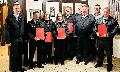 R�ckblick und Bef�rderungen bei der Feuerwehr H�mmerich