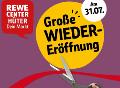 REWE CENTER im HTER Einkaufszentrum in Wirges - Groe Wiedererffnung am 31. Juli