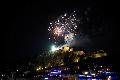 Niedrigwasser stoppt traditionellen Schiffskonvoi bei "Rhein in Flammen" in Koblenz