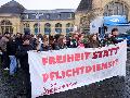 Proteste gegen Wehrdienst-Plne in Rheinland-Pfalz