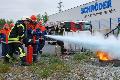 Zwlf Kids bekamen hautnahen Einblick in den Feuerwehralltag