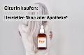 Citurin f�r graue Haare kaufen: Hersteller-Shop oder Apotheke?