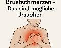 Brustschmerzen  Das sind mgliche Ursachen