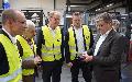 Martin Diedenhofen besucht Bremsbelaghersteller in Hamm
