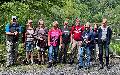Bei bestem Geburtstags-Wetter auf der Jubilumswanderung "Die Feuerschleife" unterwegs