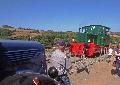 Alte Bahn-Verladestation mit Rangierloks im Stffel-Park erleben