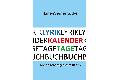 Buchtipp: Jeden Tag ein Gedicht im �Lyrik Kalender Tage Buch� von Werner L�cker