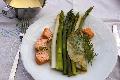 Westerwlder Rezepte: Kruterpfannkuchen mit Spargel und Stremellachs